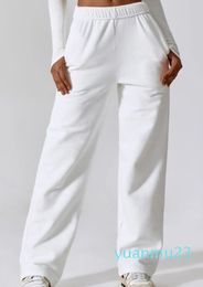 oose sportbroek rechte broek met wijde pijpen voor dames slanke elastische joggingbroek outdoor vrijetijdskleding