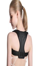 OOTDTY-Corrección de postura ajustable para hombres y mujeres, cinturón de soporte recto para espalda y hombros, Corrector de tira suave cómodo 5086881