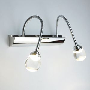 OOVOV Moderno LED Luces de Espejo Ajustable Baño de Moda Aseo Lámpara de Pared Aparador Maquillaje Lámpara Espejo Gabinete luz