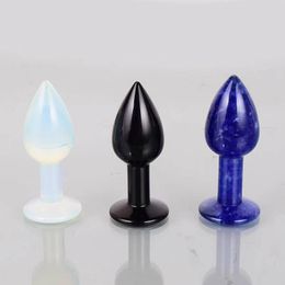 Opal Massage Wand Natural Obsidian Crystal Tool for Male Female Relax Health Healing Emotion Toy for Assol