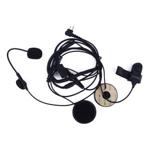 Auricular abierto/de media cara para casco de motocicleta y bicicleta, micrófono para Motorola, Radio bidireccional, Walkie Talkie de 2 pines CP100, GP88S