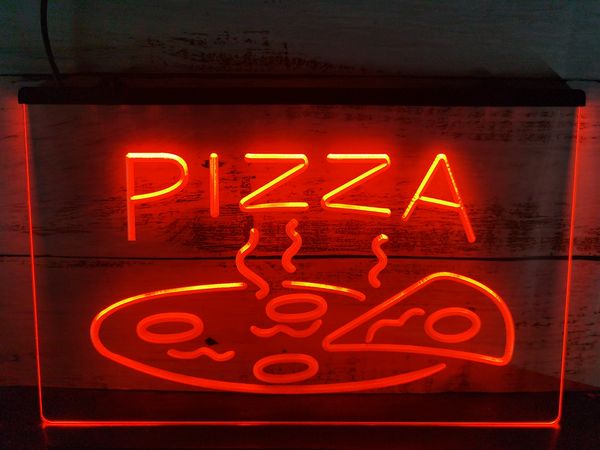 Ouvert Pizza chaude café Restaurant enseigne au néon mur LED lumière décoration murale éclairer enseigne au néon chambre Bar fête noël mariage