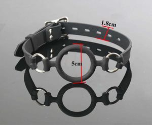 Open Mouth O Ring Gag Fetish Sexual Bondage Restraints slave BDSM Adult Games Sex Toys For Couples Erotic Accessories P0816