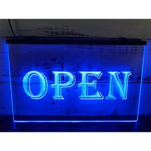 Ouvert boutique café Bar Pub entreprise LED néon signe-3D sculpture mur Art pour maison chambre bureau ferme décor 240223