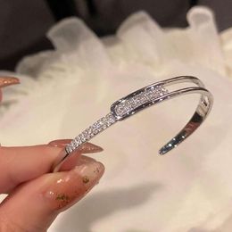 Open Sky Star – bracelet en diamant brillant pour femmes, Texture avancée, Simple et exquis