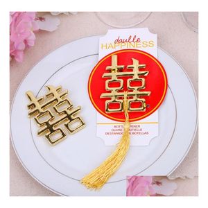 ouvre-bouteille double bonheur sur le thème asiatique chinois, 100 pièces, cadeaux de fête de mariage, sn499, livraison directe, maison, jardin, ki dhm7b