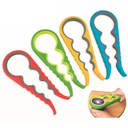 Openers kunnen schroefopeners antislip 4 in 1 kookaccessoires mtifunctie jar opener fles keukengadgets draagbaar wly935 drop dhame