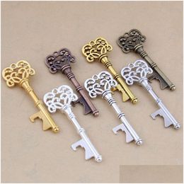 Openers Key Bottle Opener Ring Bar Beer Design Sier Gold Kitchen Opening Tools Drop Delivery Home Garden Dining Dh3Ej