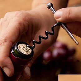 Ouvreurs Mini ouvre-vin ouvreur mtifonctionnel en acier inoxydable avec anneau Keychain Vins rouges outils de cuisine de pique-nique Dh985 Drop livraison à la maison G DHLDS