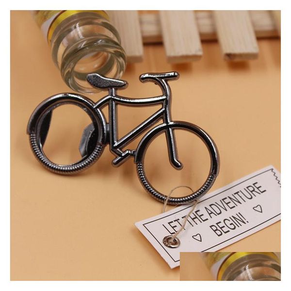 Abrebotellas Nuevo Abrebotellas Bicicleta de metal en forma de vino Favor de recuerdo Regalo de fiesta Presente Ic564 Drop Delivery Home Garden K Dhrch