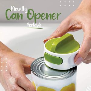 Ouvre-boîte manuel portable Ouvre-boîte Bière CanDo Compact Mini Gadgets de cuisine Outil Easy Twist Release Safety Open Jar 230609