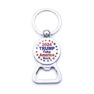 Abrices Trump Bottle Opener Elección American Metal Key Ring Pending EE. UU. 2024 Entrega de cerveza Drop de jardín Home Garden Kitchen, comedor kitch dh82g