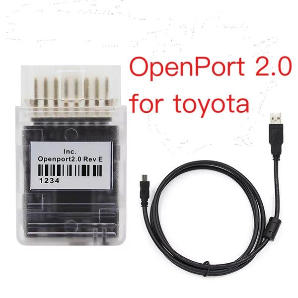 Openport 2 0 ECU FLASH Chip Tuning puerto abierto 2 0 para Toyota para JLR SDD Chip Tuning OBD 2 OBD2 herramienta de escáner automático de diagnóstico de coche 2242