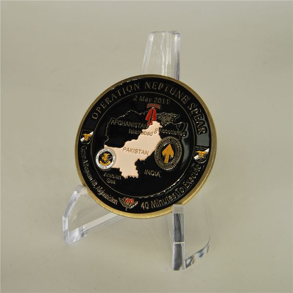 Opération NEPTUNE SPEAR 160th SOAR SEAL Team 6 Navy Commemorative Challenge Coin 1pcs / lot