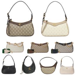 Ophidia Hobo Women's Luxury Bag de luxe - Aphrodite Leather Crescent Moon Chain Handsbag