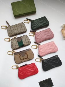 Ophidia porte-clés pochette chaîne portefeuille porte-monnaie sac de créateur sacs à main fourre-tout portefeuilles sacs à main poussière 671722 671773