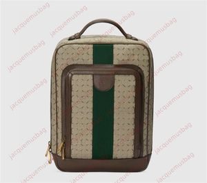 Mochila Ophidia mediana GS para hombre, bolso escolar de diseño, mochila, mochila, cinta verde roja, mochila unisex, mochilas de hombro para mujer, mochila Sacoche dhgate 745718