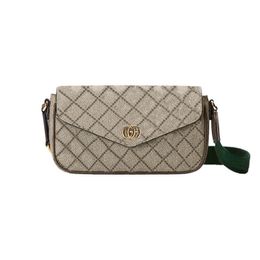 Ophidia Mini Bag Sac à bandoulière Femme Canvas Pochette Classic Classic Racs Crossbody Portefeuille