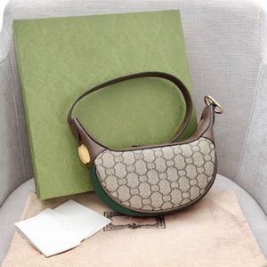 Ophidia Portefeuille Aisselles Épaule Demi-Lune Sacs Femmes Nylon Mini Pochette Croissant Bandoulière Sac Fourre-tout Hommes Poignée Supérieure Designer Toile Sacs À Main Pochette