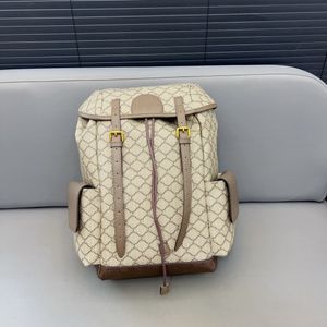 Serie Ophidias, mochila de gran capacidad con doble letra, mochila clásica estampada, mochila unisex, mochila de diseñador, bolso de moda para hombre, mochila