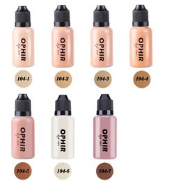 OPHIR Airbrush Makeup Foundation Inkten 3 Kleuren Lucht voor Verfsalon Cosmetische Pigment_TA104245 240228