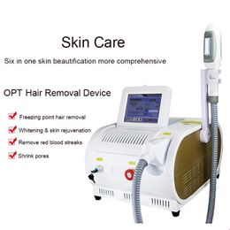 Machine d'épilation au laser OPT Point de glace Cheveux indolores Enlever le rajeunissement de la peau Équipement de lasers à diode de levage de visage IPL Large Spot E-light Lumière pulsée intense