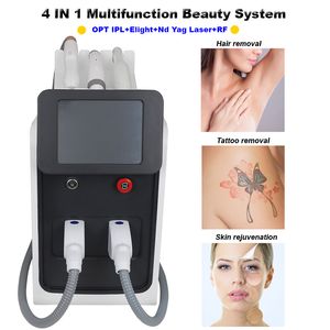 OPT IPL épilation Nd Yag Laser noir poupée traitement e-light rajeunissement de la peau RF Machine de levage du visage approuvé CE