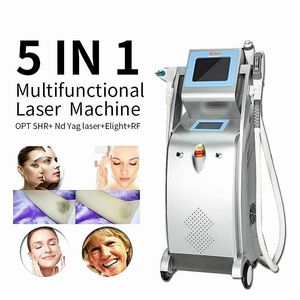 Máquina de depilación láser OPT HR 4 en 1 Q Switched Nd Yag Eliminación de tatuajes con láser Tratamiento vascular Depilación láser de todos los colores