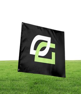 Optisch Gaming-logo Aangepaste lichtgewicht vlaggen Gepersonaliseerde binnenplaatsbord Boerderijfeestactiviteiten Binnen Buiten Decoratiebanner 8901835