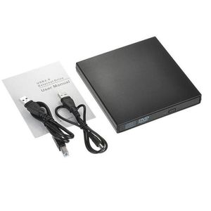 Unidades ópticas Epacket Unidad de DVD externa USB20 Cddvdrom Reproductor de CDRW Lector portátil Grabador para computadora portátil 245J255E7562008 Entrega directa Oty4R