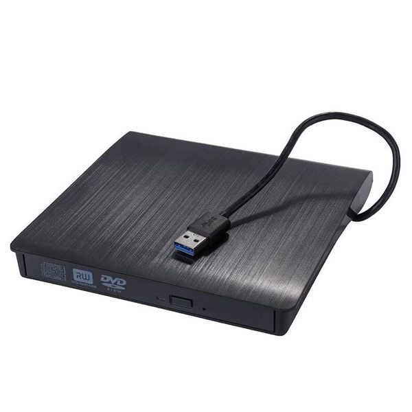 Unidades ópticas USB3.0 Slim Externo DVD RW Writer Drive Burner Reader Player para computadora portátil de escritorio PC Drop Delivery Computadoras Redes Otyr7