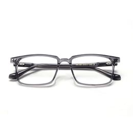 Anteojos ópticos para hombres y mujeres Diseñador retro NN-087 Marco de gafas de chapa de moda Elasticidad detallada Estilo cuadrado Placa de lente de luz anti-azul con caja