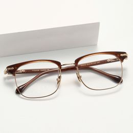 Optische brillen voor heren Dames Retro Designer 2049 Mode Titanium Glasvezelmonturen Europese en Amerikaanse vierkante stijl Anti-blauw licht Lensplaat met doos