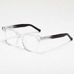 Optische brillen voor heren Dames Retro-ontwerper NN-107 Mode-acetaat glasvezelmonturen Europese en Amerikaanse vierkante stijl Anti-blauw licht Lensplaat met doos