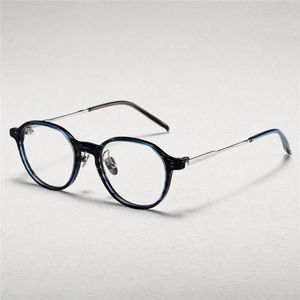 Lunettes optiques pour hommes femmes rétro designer NPM 117 mode lunettes de titane cadre élasticité détaillée style ovale plaque de lentille anti-lumière bleue avec boîte