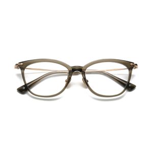 Lunettes optiques pour hommes femmes rétro designer M130 mode lunettes de titane cadre élasticité détaillée style ovale plaque de lentille anti-lumière bleue avec boîte