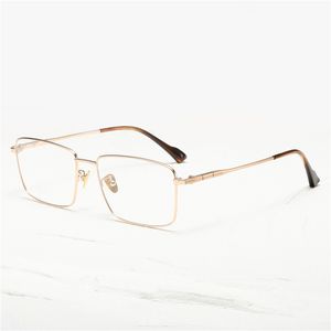Lunettes optiques pour hommes femmes rétro designer 2109 lunettes de feuille de mode monture en titane élasticité détaillée style carré plaque de lentille anti-lumière bleue avec boîte