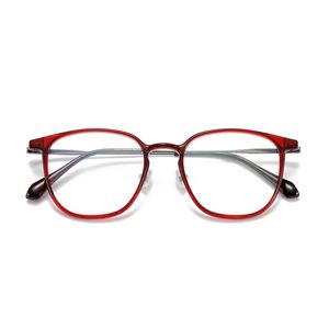 Optische bril voor mannen Dames Retro Designer 5006 Modebladglazen Titanium frame Gedetailleerde elasticiteit Ovalstijl Anti-blauw Lichtlensplaat met doos