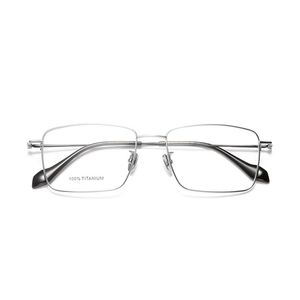 Optische bril voor mannen vrouwen retro designer 2104 modebladglazen volledig frame gedetailleerde elasticiteit vierkante stijl anti-blauw lichtlens plaat met doos