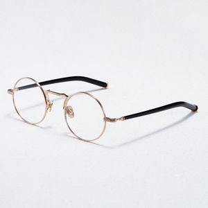 Lunettes optiques pour hommes femmes rétro designer 3119 montures en fibre de verre de titane de style rond européen et américain plaque de lentille anti-lumière bleue avec boîte