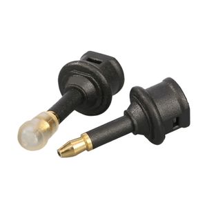 Optical Fiber Audio-kabel Mini Toslink naar Toslink 3,5 mm Digitale adapter Male naar Vrouwelijke Adapter Ronde Jack To Square