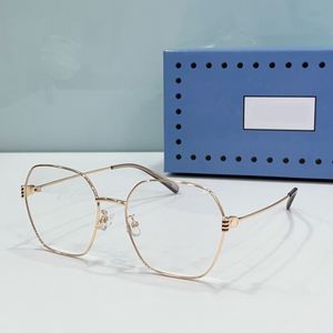 optisch frame CC-designerzonnebril voor dames Leesbrillen op sterkte Licht, comfortabel, goed materiaal Metalen frame, dunne pootjes, aanpasbare lenzen