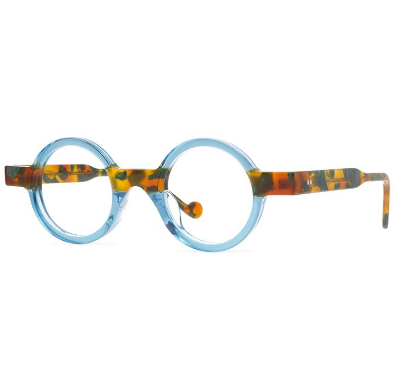Gafas ópticas para hombre Marca Marcos de anteojos redondos Hombres Mujeres Moda Vintage Montura de gafas Gafas de miopía de tamaño pequeño Gafas con estuche