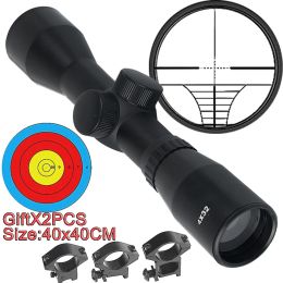 Optica 4x32 Tactisch geweer Scope dradenkruis Wijd hoek Airsoft Riflescope Outdoor Sport Hunting Optics Shooting Gun Sight Sniper Gear