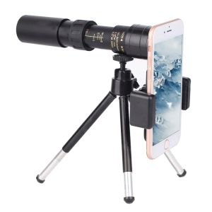 Optics HD Zoom 10300x40 Telescopio monocular de alta potencia portátil con soporte de trípode para cazar pájaros para acampar telescopio de observación de aves