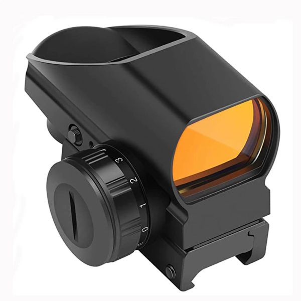 Optique Holographic Green Red Dot Sight 1x22x33 illumination compact 4 réticales dot réflexe Sight with Elevation Windage Réglage