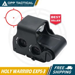 Optics New 2022 Holy Warrior S1 EXPS30 NV FONCTION 558 RED DOT SIGNE HUNTING HOLOTHAPHIC Airsoft Sight avec des marques complètes