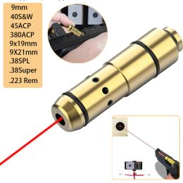 Optics Tactical Laser Ammo 9mm 380ACP 40SW BORESIGHT CAL LASER TRACINE COLLIMATEUR COLLIMATEUR POUR LE TRAPAGE À DRU