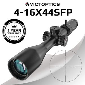 Optics Victoptics S4 416X44 MDL Airsoft Sight Hunting Tactical Rifle Scopes Mount Glass Reticule gravé pour .223 5.56 AR15