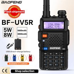 Facultatif 5W 8W baofeng uv5r walkie talkie 10 km uv5r warkietalkie hunting radio uv 5r uv9r uv82 uv8hx uvxr 240430